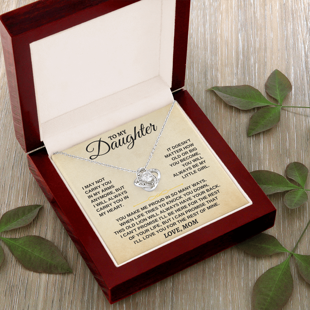 To My Daughter - Love Mom - Necklace Gift Set - SS271M