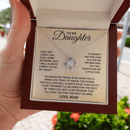To My Daughter - Love Mom - Necklace Gift Set - SS271M