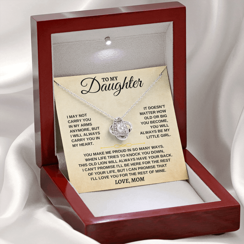 To My Daughter - Love Mom - Necklace Gift Set - SS271M