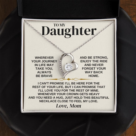 To My Daughter - Necklace Gift Set - SS310