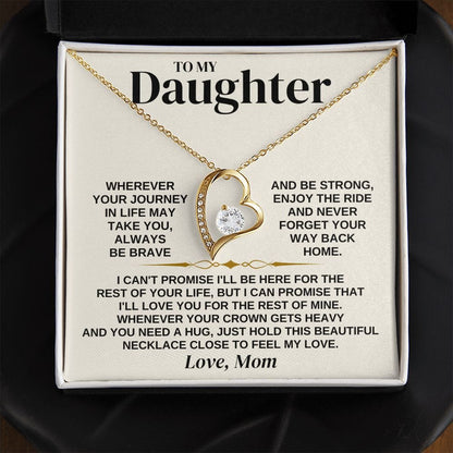 To My Daughter - Necklace Gift Set - SS310