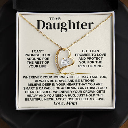 To My Daughter - Love Mom - Necklace Gift Set - SS314
