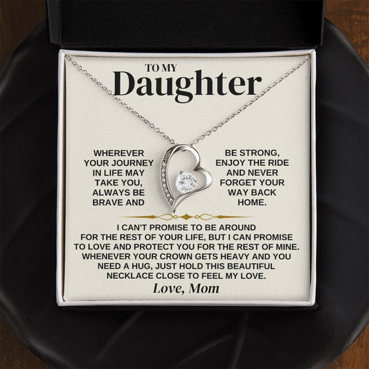 To My Daughter - Love Mom - Necklace Gift Set - SS315