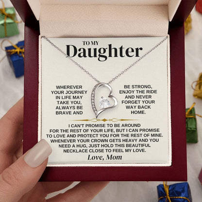 To My Daughter - Love Mom - Necklace Gift Set - SS315