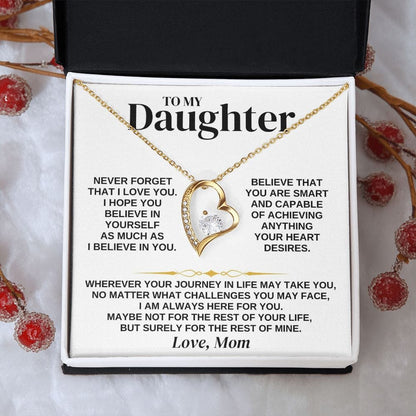 To My Daughter - Necklace Gift Set - SS346