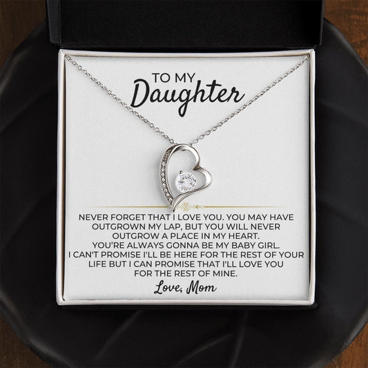 To My Daughter - Love Mom - Necklace Gift Set - SS364