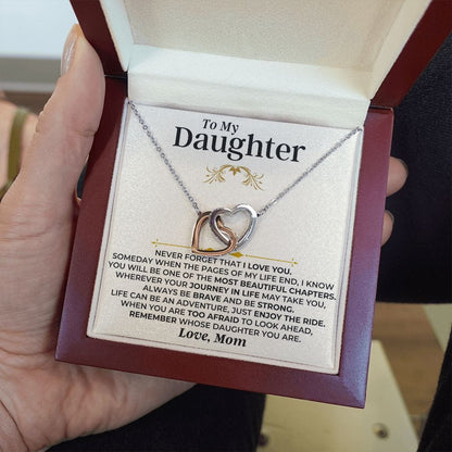 To My Daughter - Mom - Interlocked Hearts Gift Set - SS477DM
