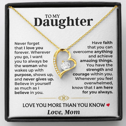 To My Daughter - Mom - Love You More Than You Know - Gift Set - SS604M