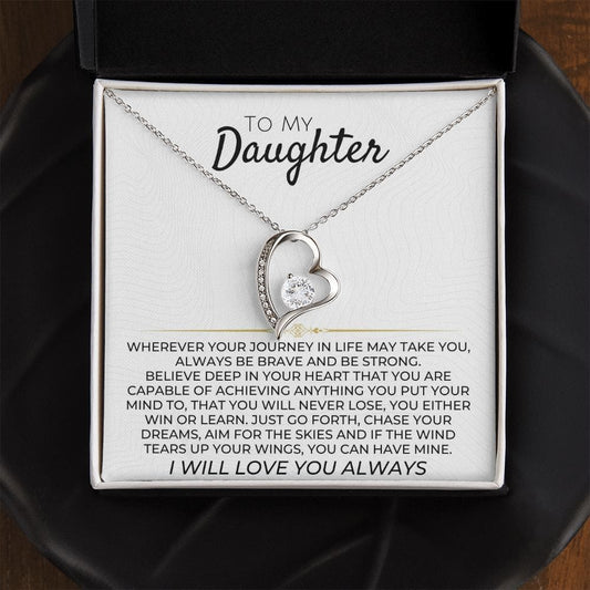 To My Daughter - Necklace Gift Set - SS362