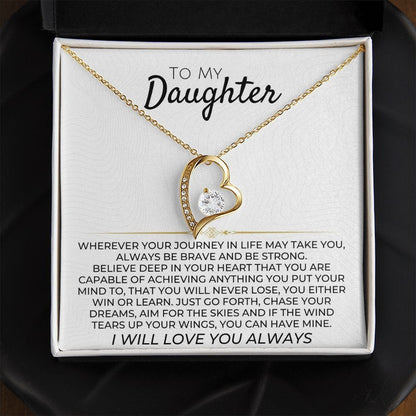 To My Daughter - Necklace Gift Set - SS362