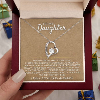 To My Daughter - Necklace Gift Set - SS363