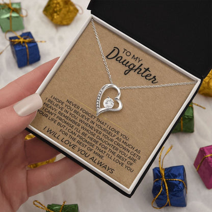To My Daughter - Necklace Gift Set - SS363V2