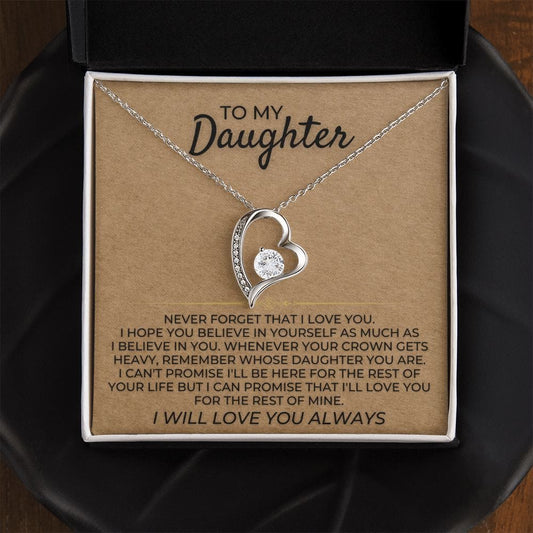 To My Daughter - Necklace Gift Set - SS363V2
