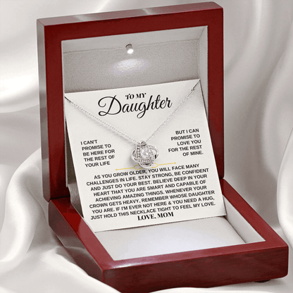 To My Daughter - Personalized - Beautiful Love Knot Gift Set - SS259