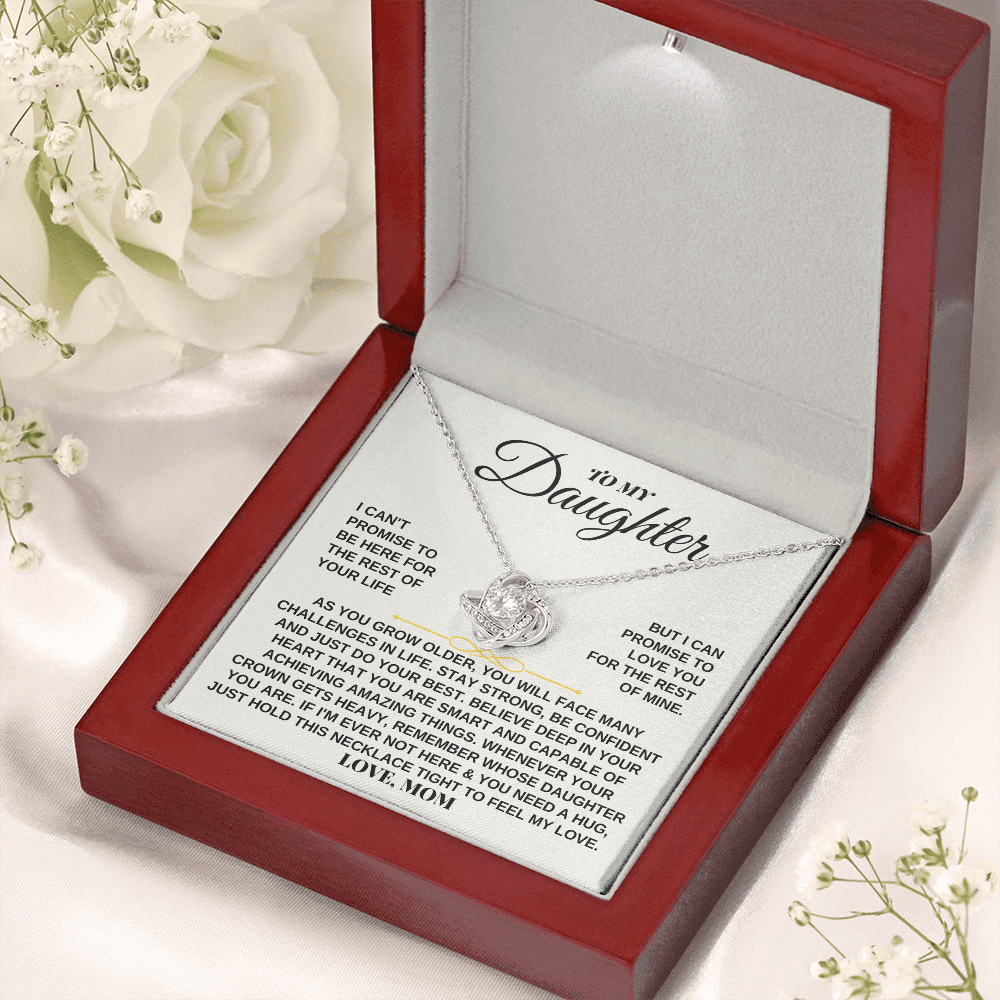 To My Daughter - Personalized - Beautiful Love Knot Gift Set - SS259