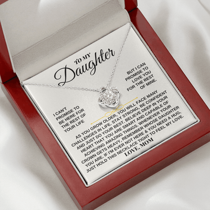 To My Daughter - Personalized - Beautiful Love Knot Gift Set - SS259