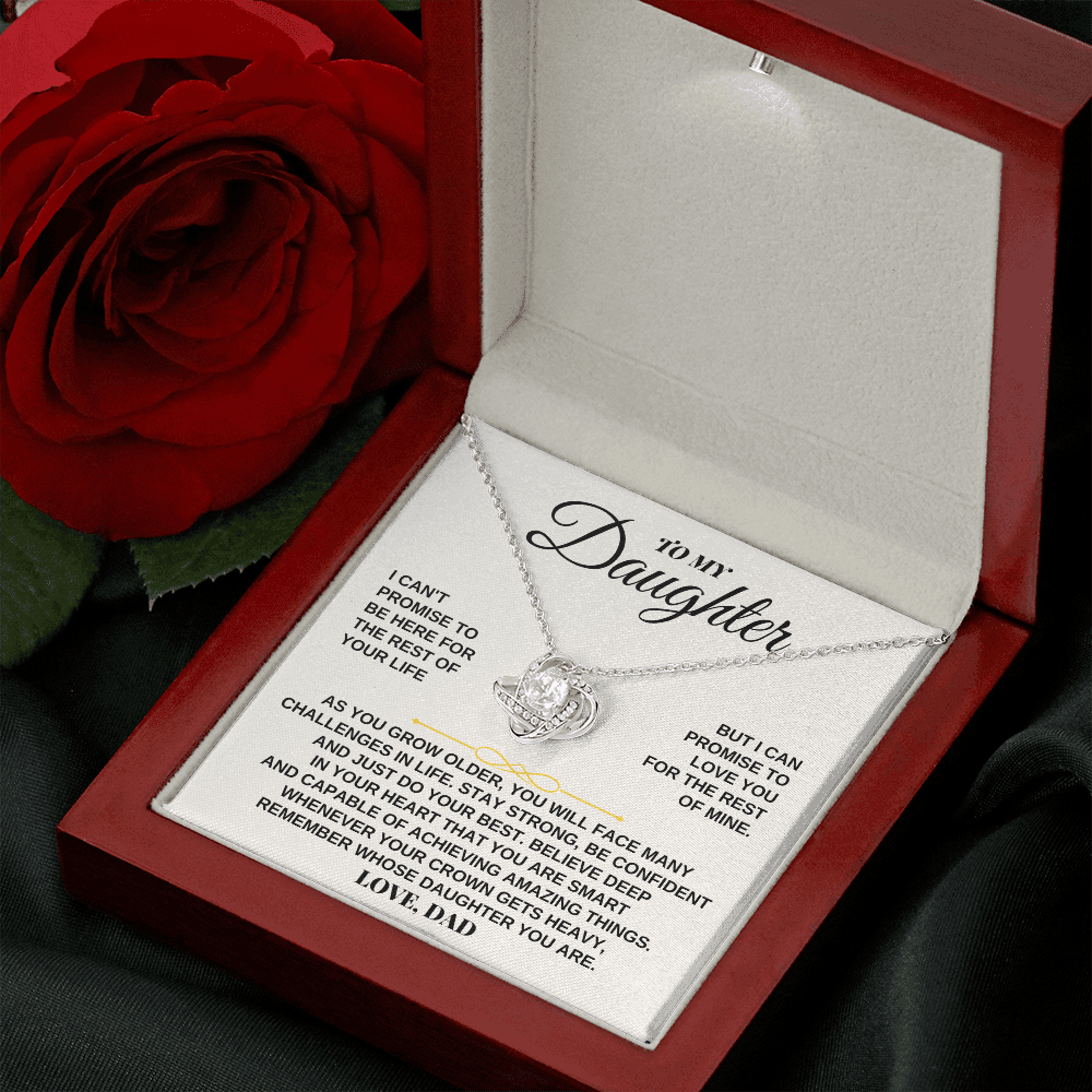 To My Daughter - Personalized Beautiful Love Knot Gift Set - SS260