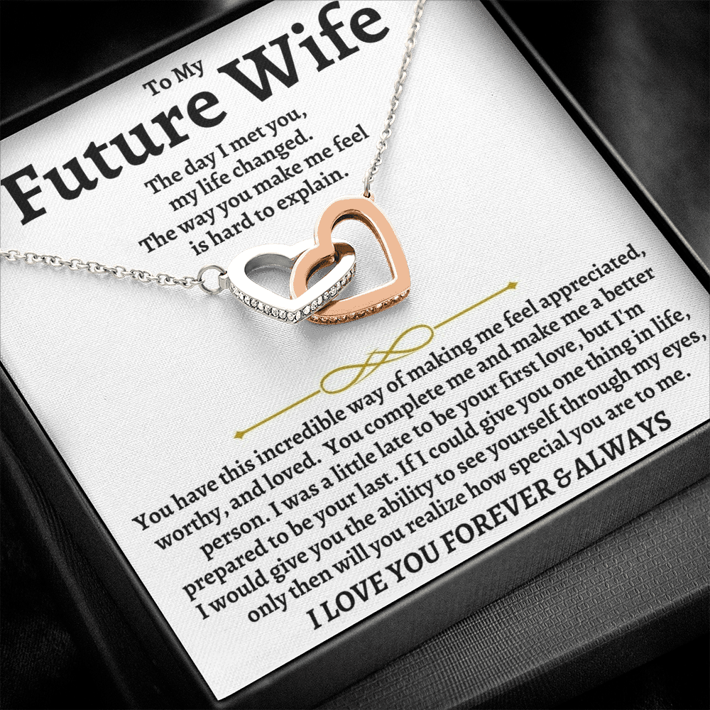 To My Future Wife - Intertwined Hearts Gift Set - SS40