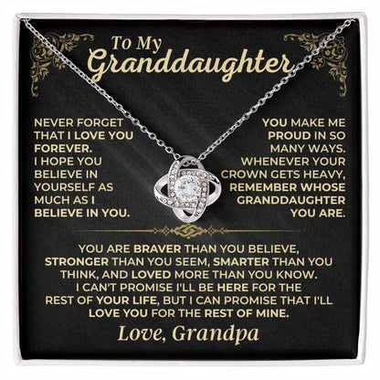 To My Granddaughter - Beautiful Gift Set - SS490GP
