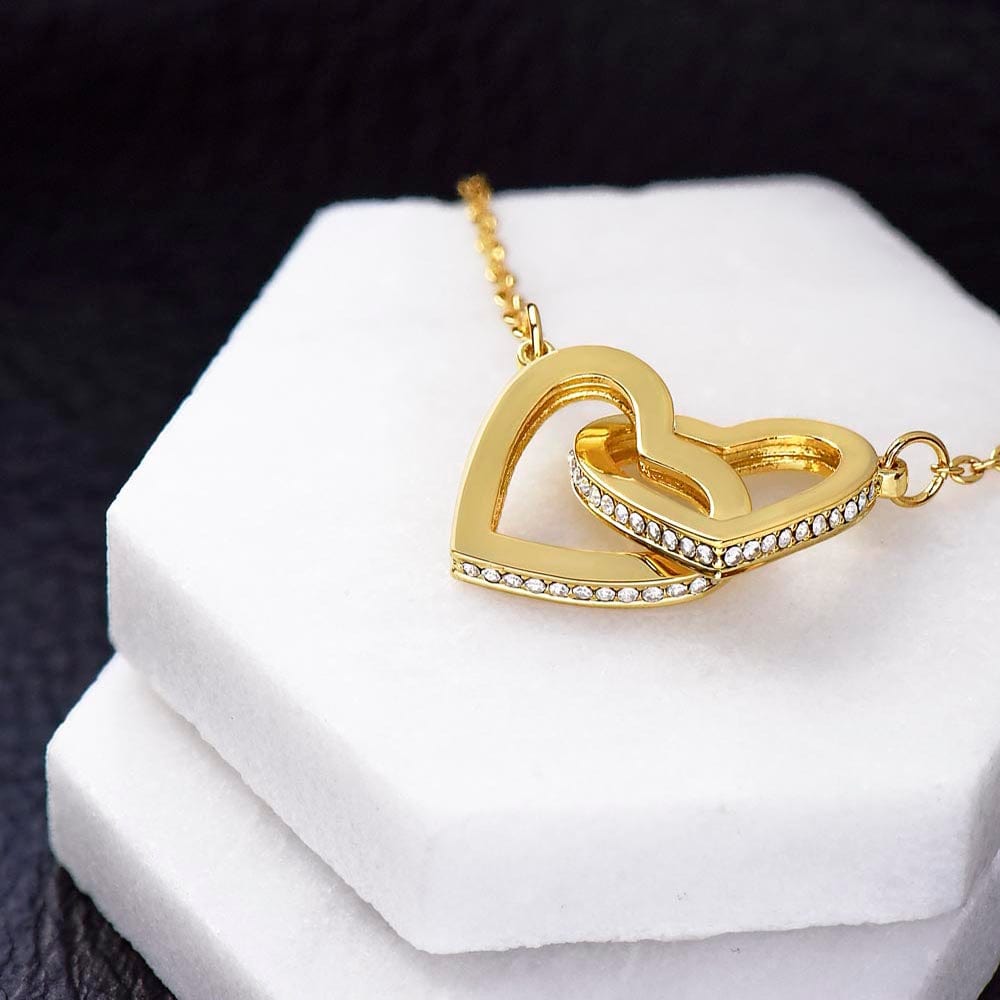 To My Granddaughter - Beautiful Linked Hearts Gift Set - SS394