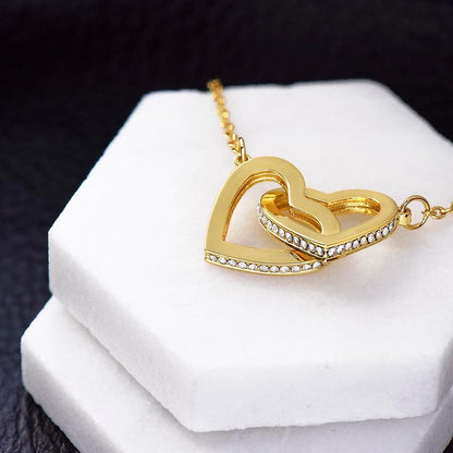 To My Granddaughter - Beautiful Linked Hearts Gift Set - SS394