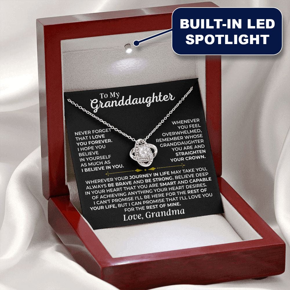 To My Granddaughter - Beautiful Love Knot Gift Set - SS461G