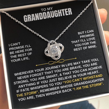 To My Granddaughter - I Am The Storm - Beautiful Gift Set - SS126