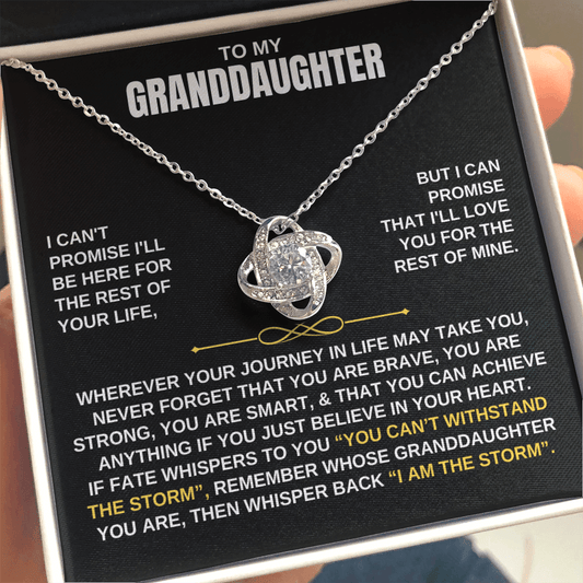 To My Granddaughter - I Am The Storm - Beautiful Gift Set - SS126