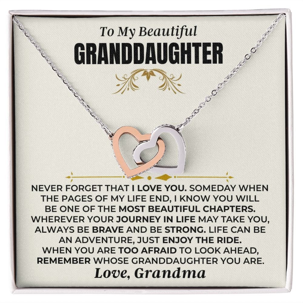 To My Granddaughter - Interlocked Hearts Gift Set - SS477
