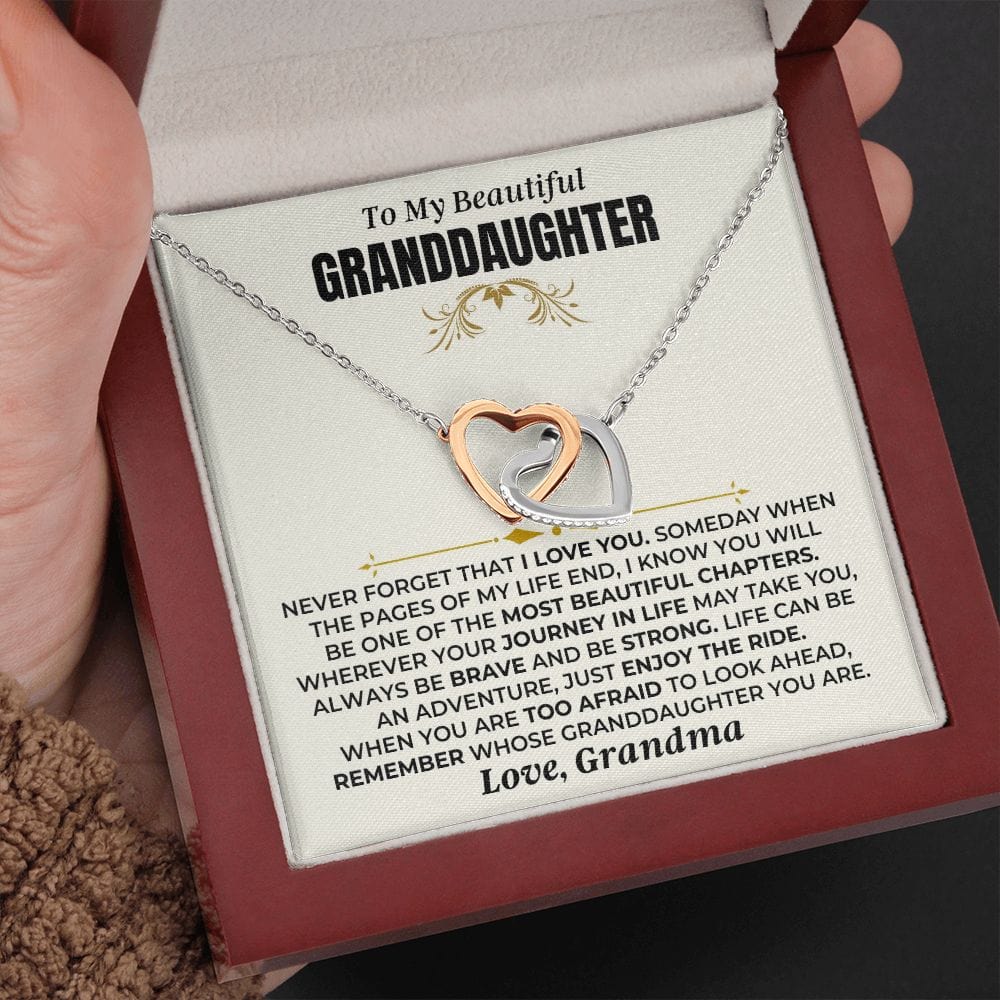 To My Granddaughter - Interlocked Hearts Gift Set - SS477