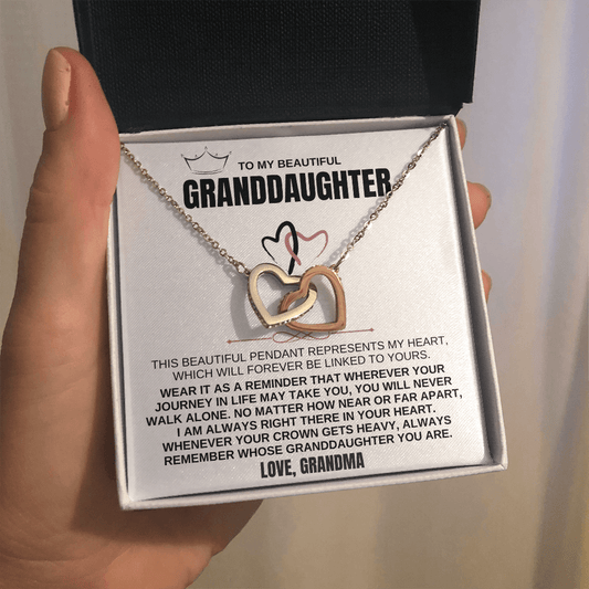 To My Granddaughter - Love Grandma - Beautiful Gift Set - SS132