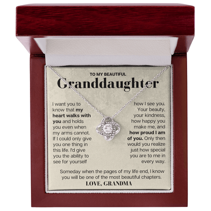 To My Granddaughter - Love Grandma - Beautiful Gift Set - SS145G