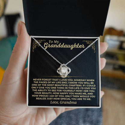 To My Granddaughter - Love Grandma - Beautiful Gift Set - SS537