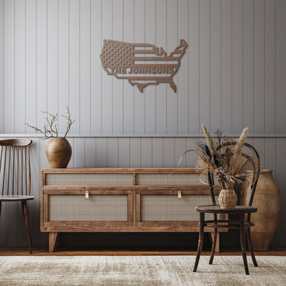 American Family - Personalized Metal Art