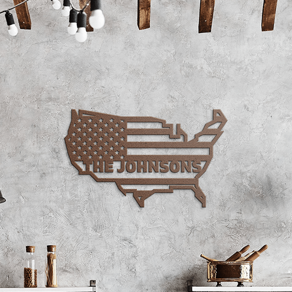 American Family - Personalized Metal Art