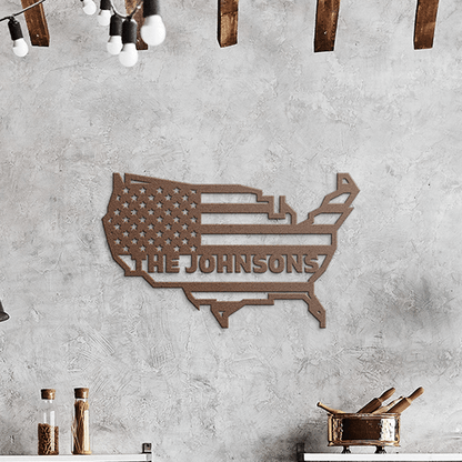 American Family - Personalized Metal Art
