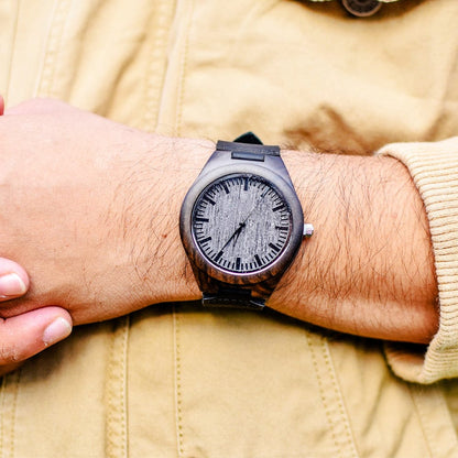 To My Dad - Premium Engraved Wood Watch - SS483